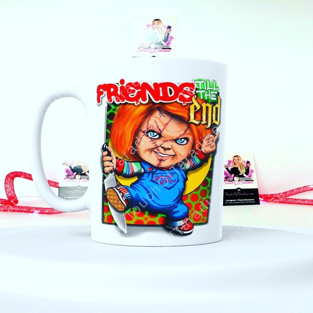 Halloween Horror Movie Themed 15 Ounce Ceramic Coffee Mugs